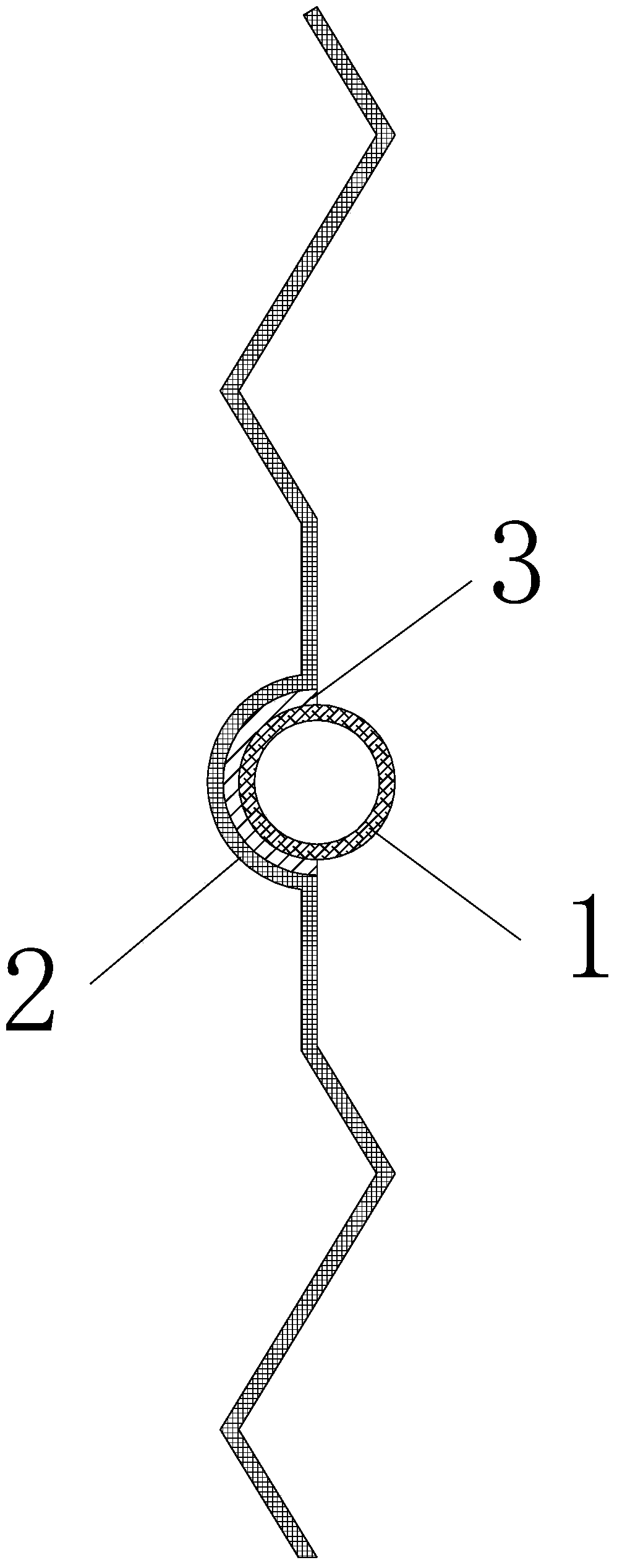 Plate-tube composite heat exchange fin and manufacturing method thereof