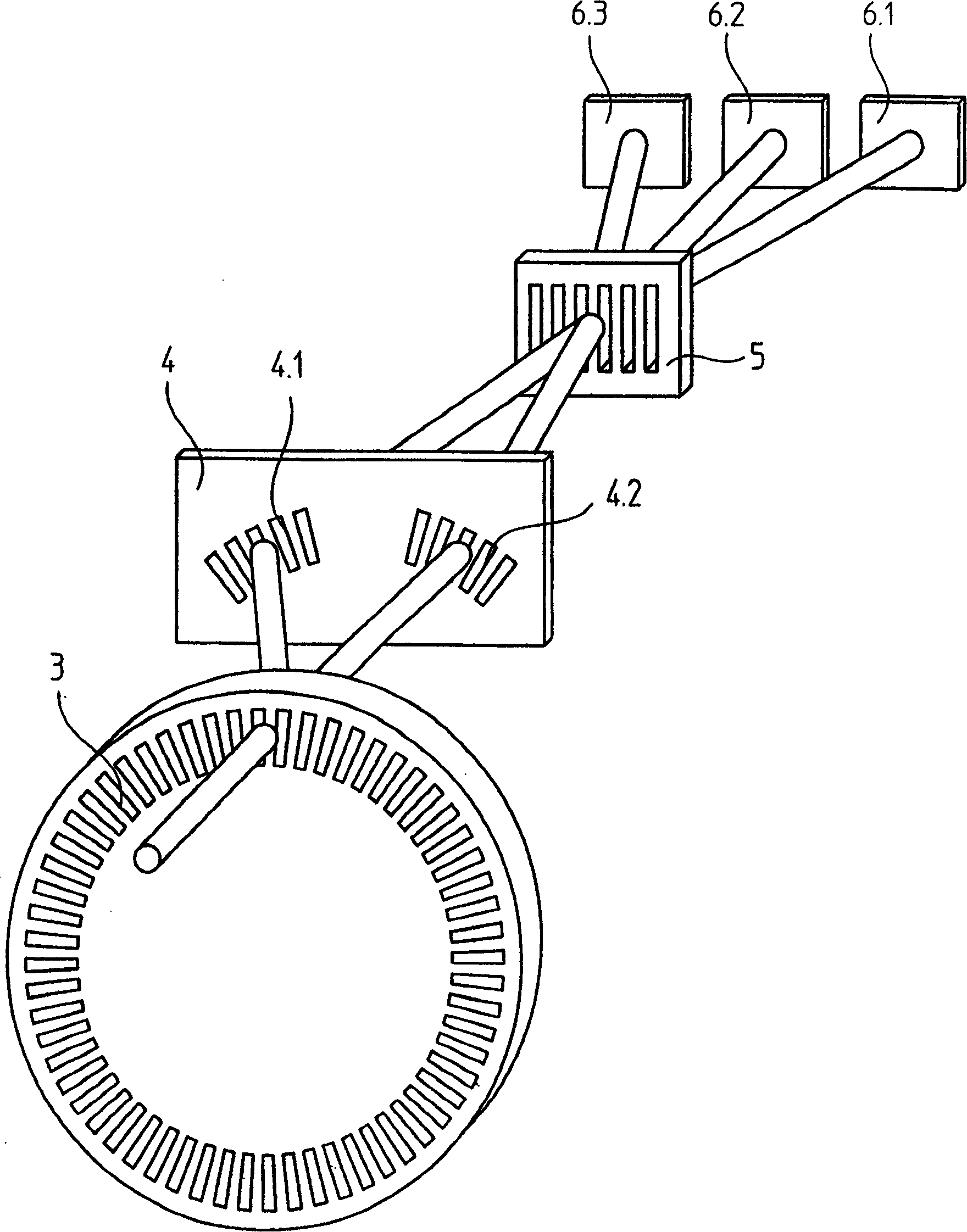 Interferential position measuring device
