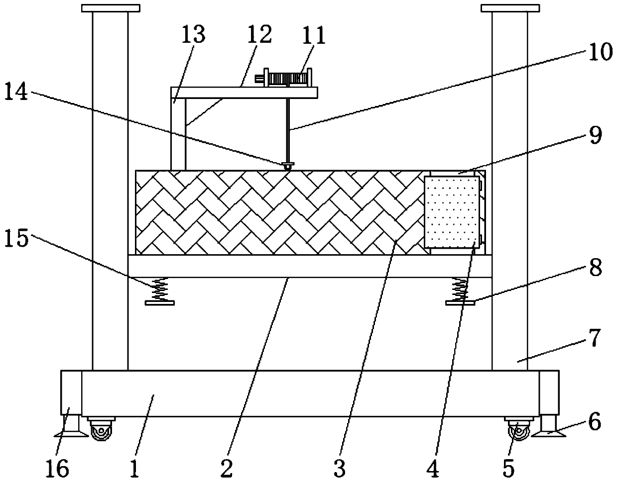 Construction platform for constructional engineering and using method