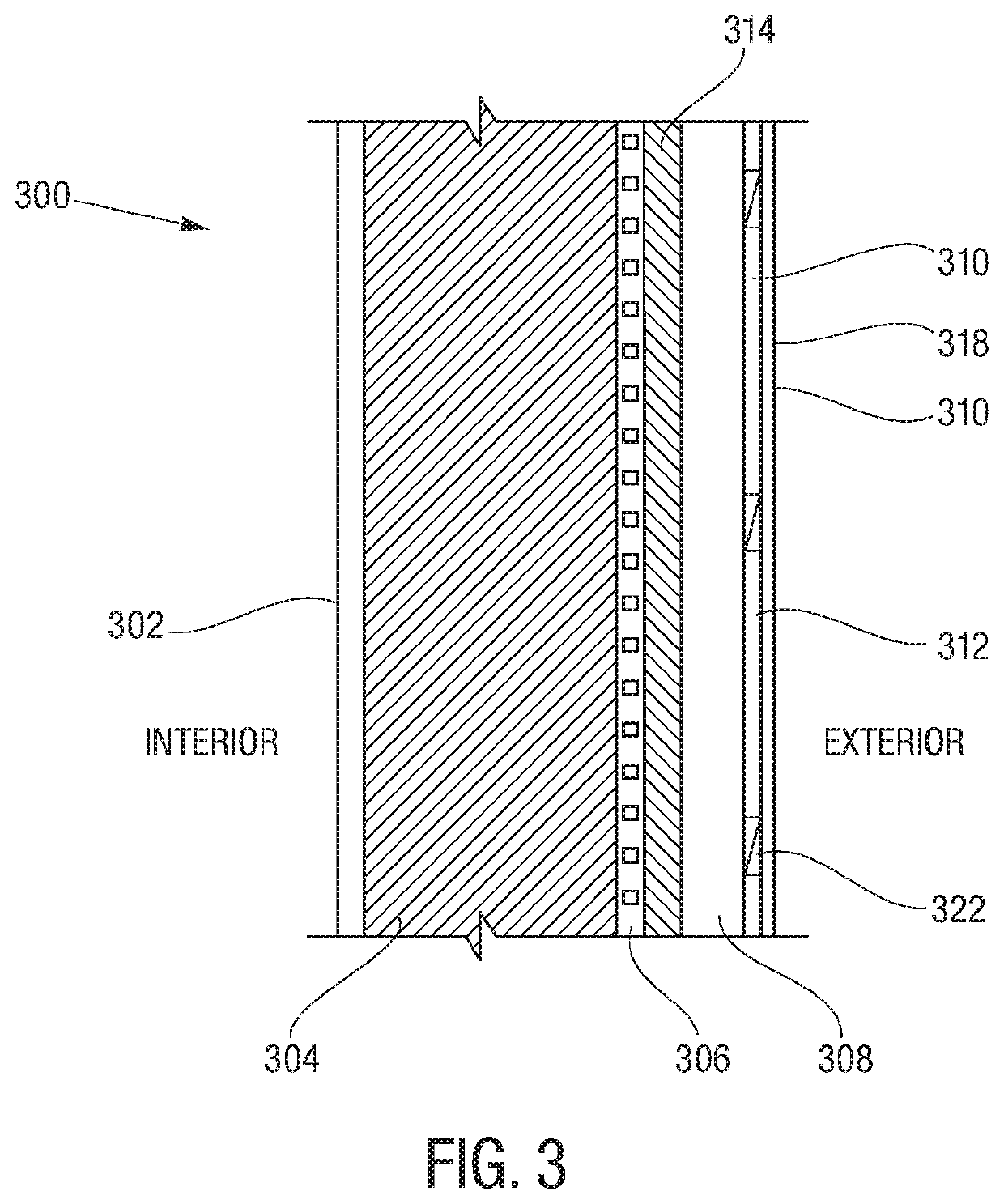 Apparatus and method for passively cooling an interior