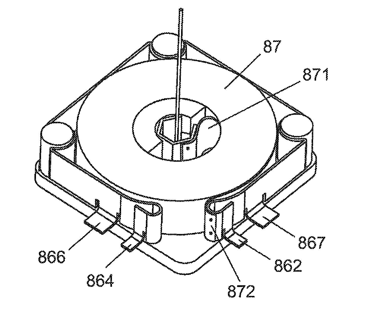 Integrated gas discharge lamp and ignition transformer for an integrated gas discharge lamp