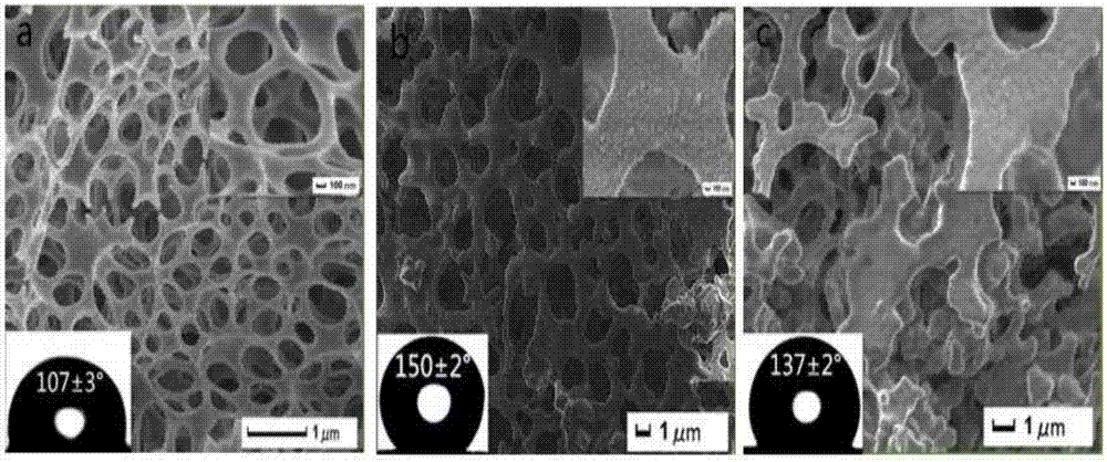 A kind of hydrophobic resin oily adsorption material and its preparation method