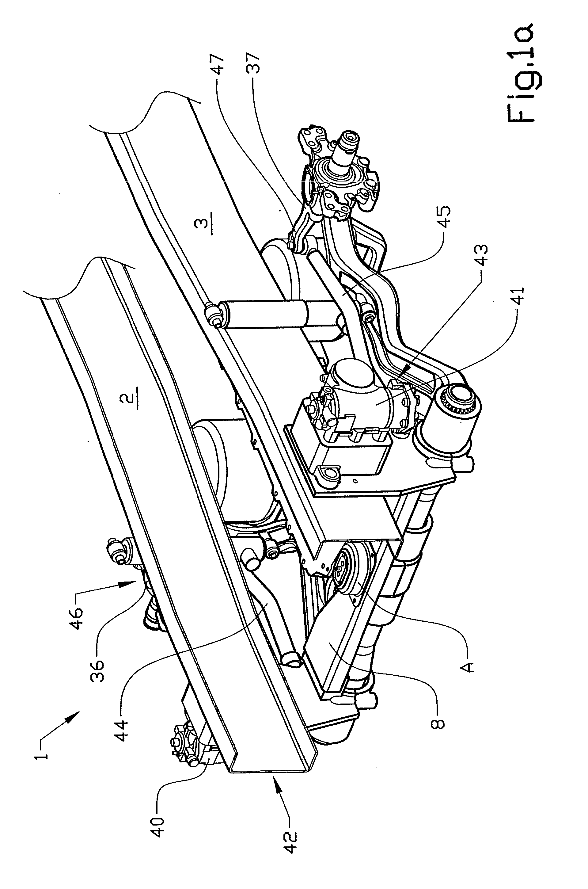Independent front wheel suspension, vehicle equipped with such a front wheel suspension, and method of producing a sprung suspension