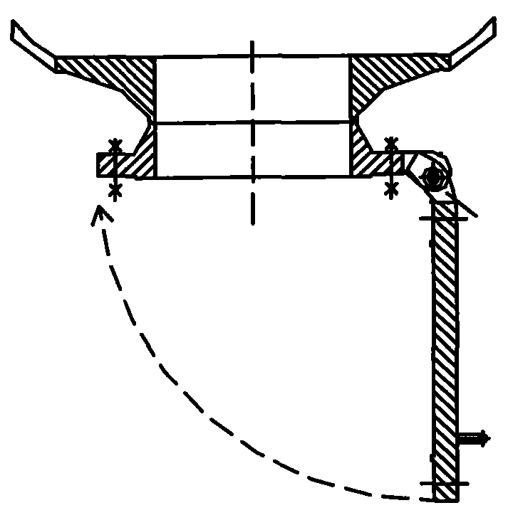 A horizontal support cover manhole