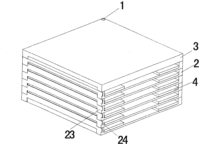 Tower type cell carrying table