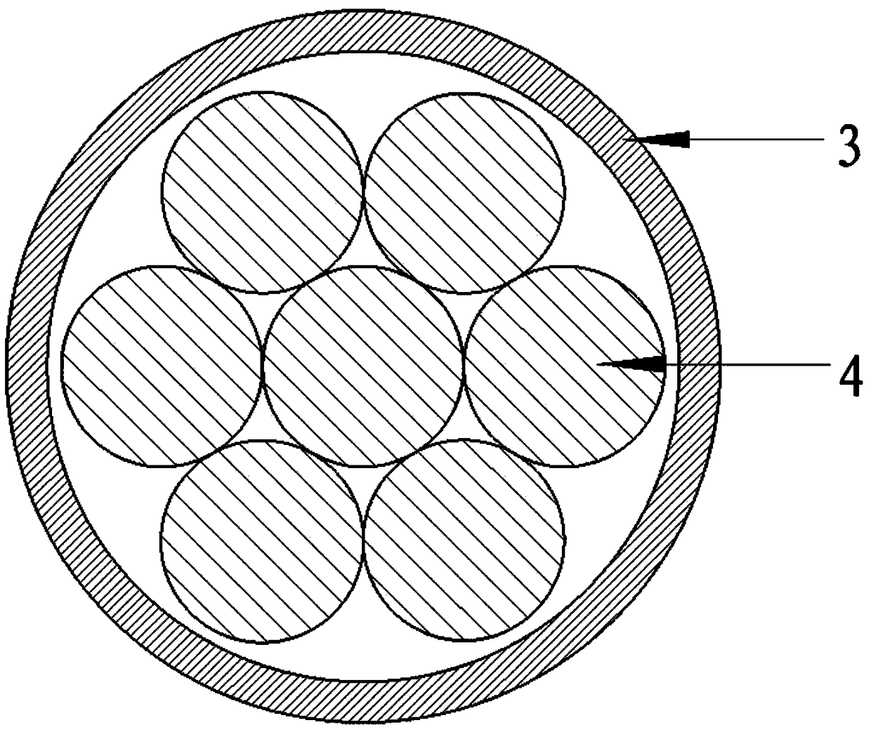 Preparation method of Bi-2212 multi-core superconducting wire