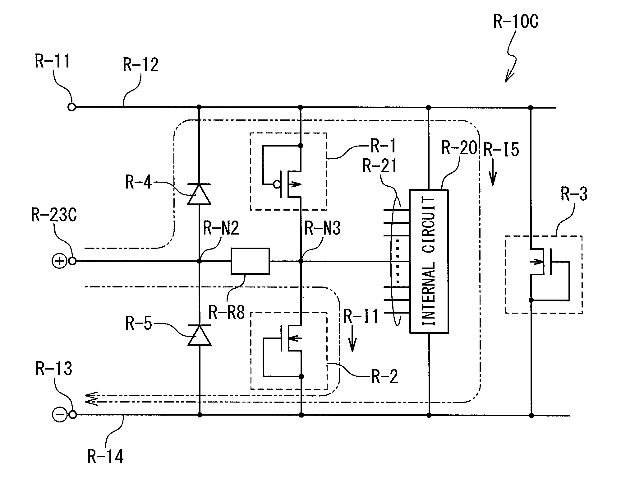 Semiconductor device and electrostatic discharge protection method for the semiconductor device