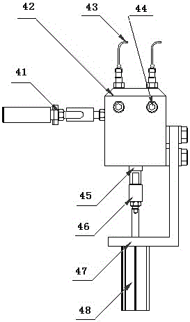 Four-head mouth-bonding unit for film-lined pouches