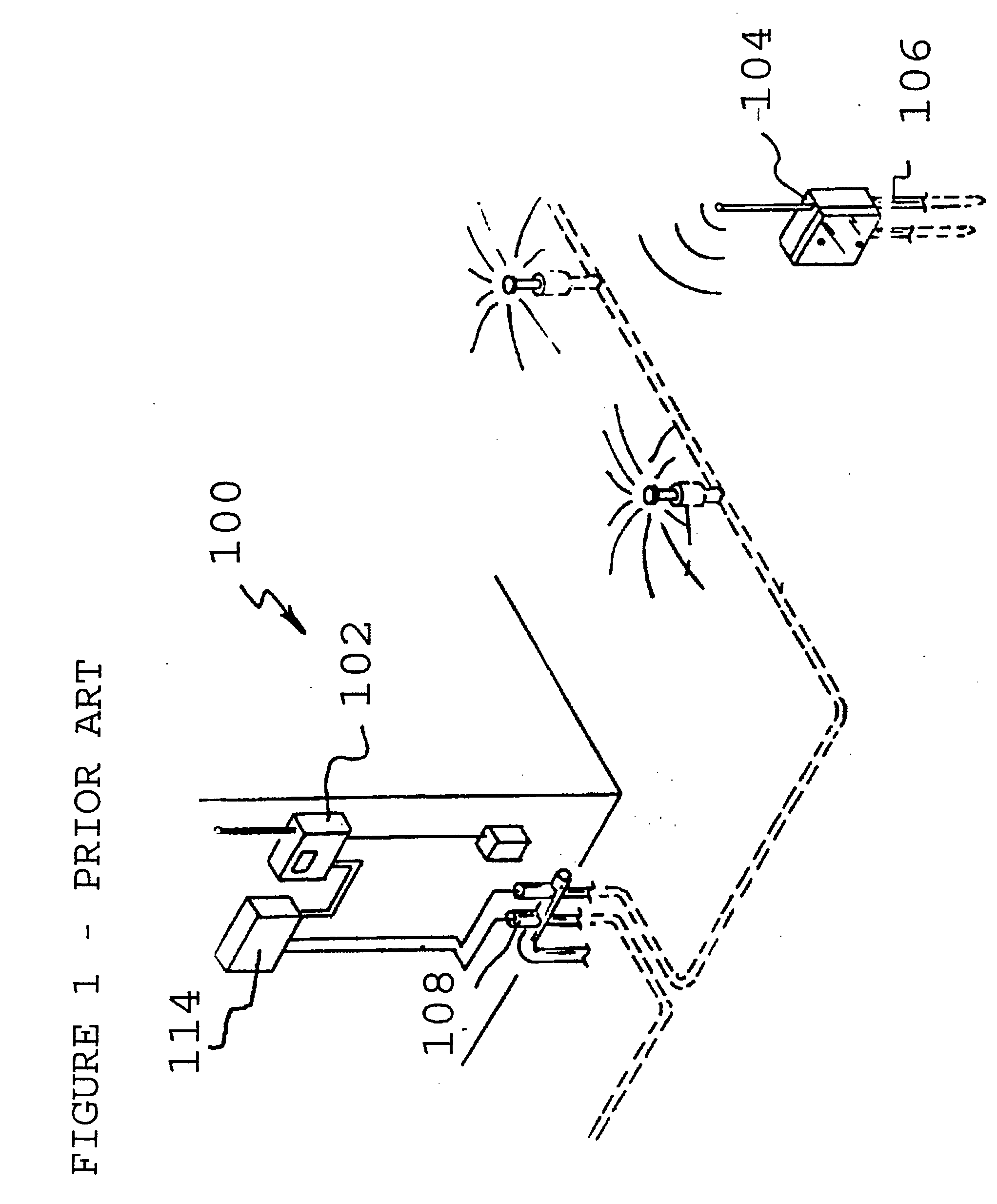 Two-wire control of sprinkler system