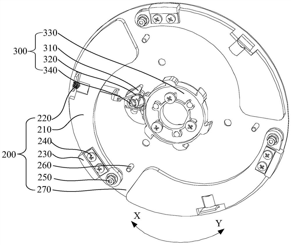 Slow recovery mechanism, locking slow recovery device and winding device