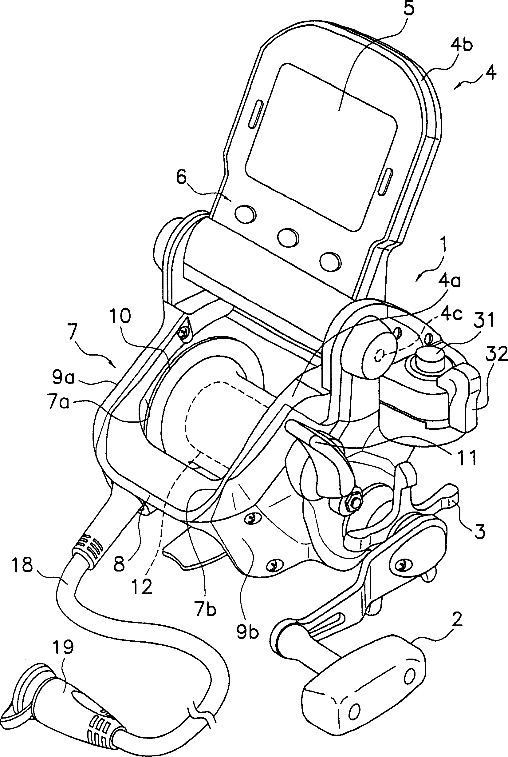 Motor control device for motor driven reel