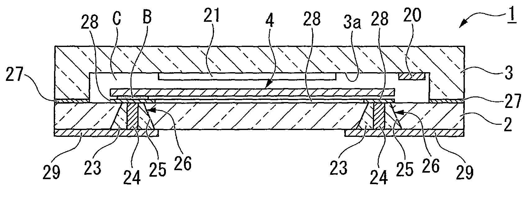 Package, method for manufacturing the same, piezoelectric vibrator, oscillator, electronic device, and radio-controlled timepiece