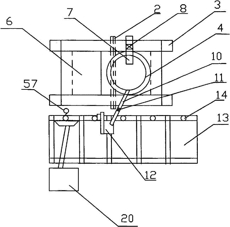 Ingot casting device for automatically clearing impurity and finishing appearance