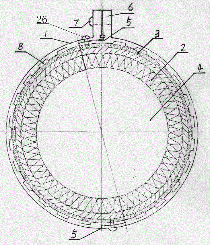 Silencing and anti-freezing method and device for sewer line