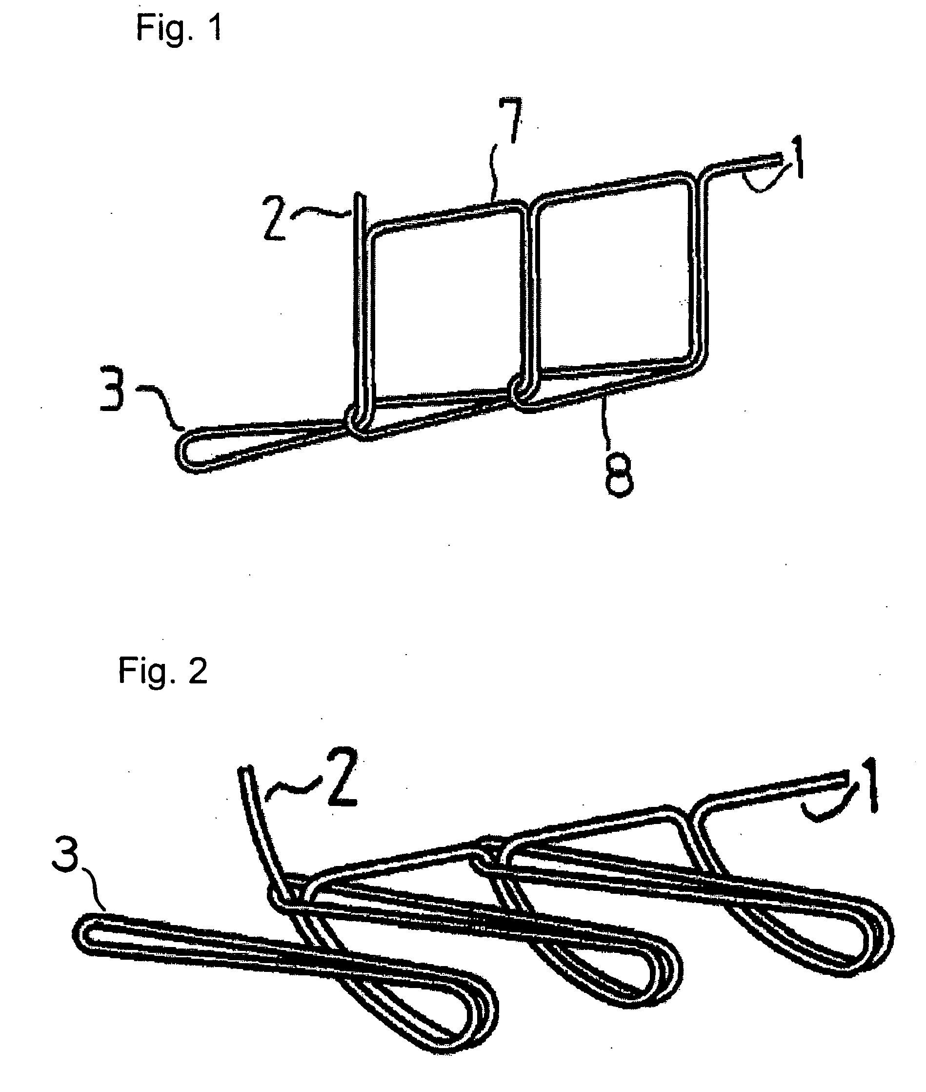Suture prosthetic material for automatic sewing device