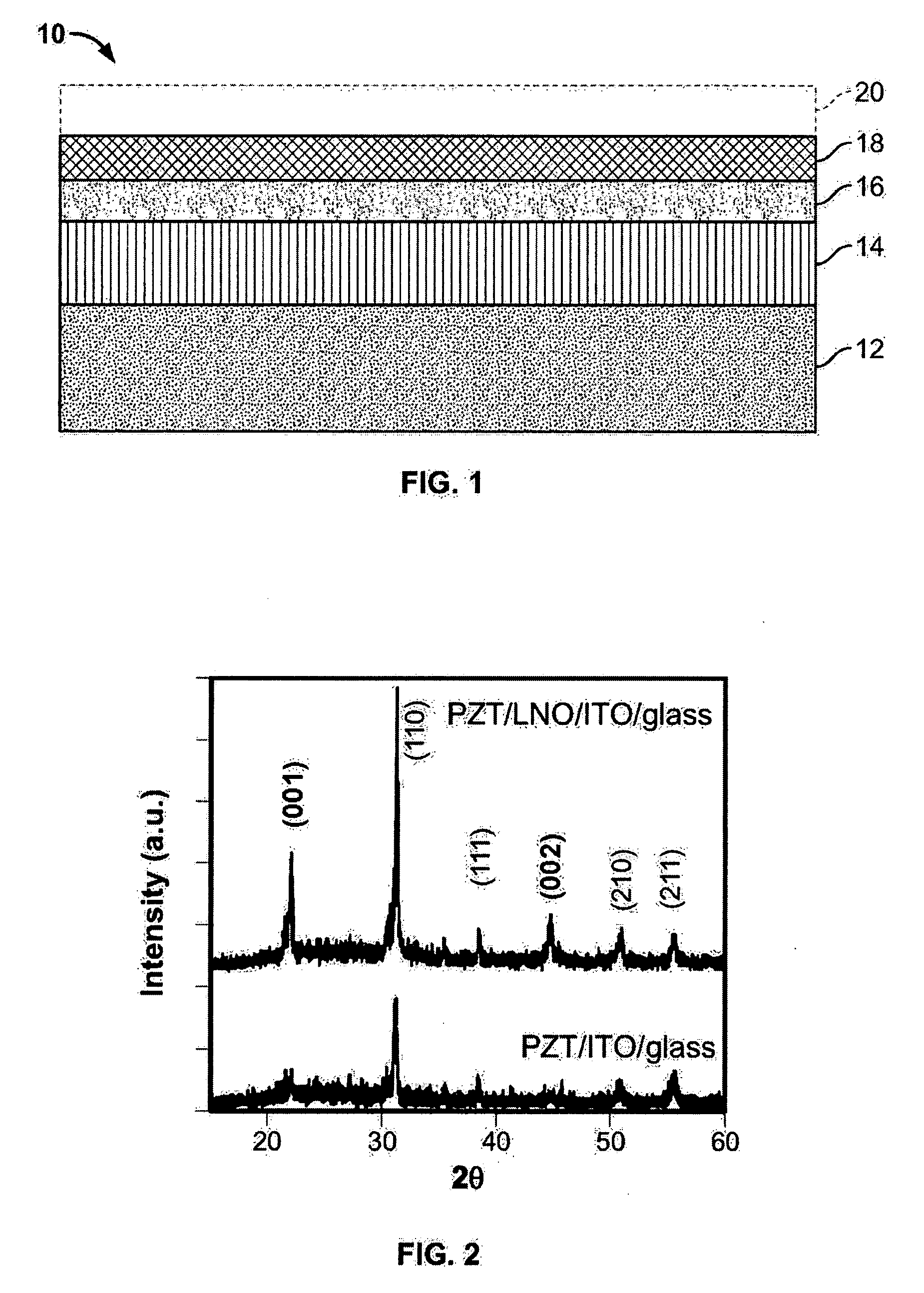 Transparent oxide capacitor structures