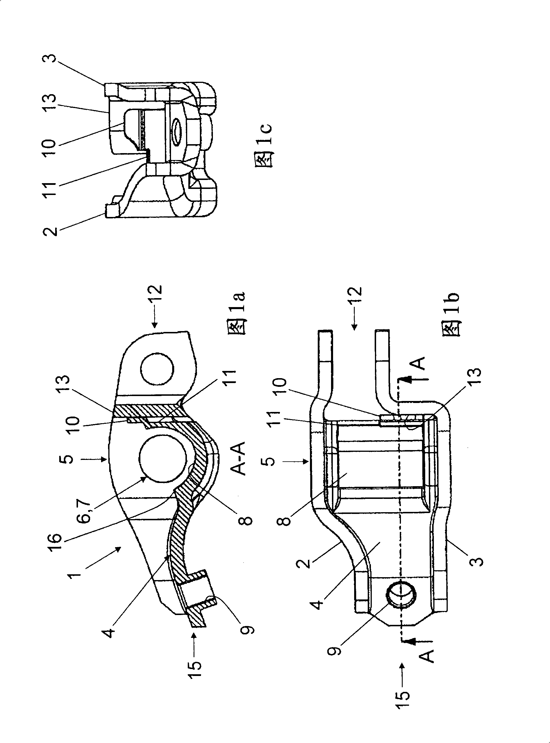 Rocker of internal combustion valve mechanism