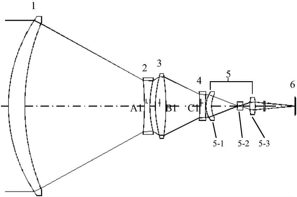 Three-group linkage compact type high-zoom-ratio infrared continuous zooming optical system