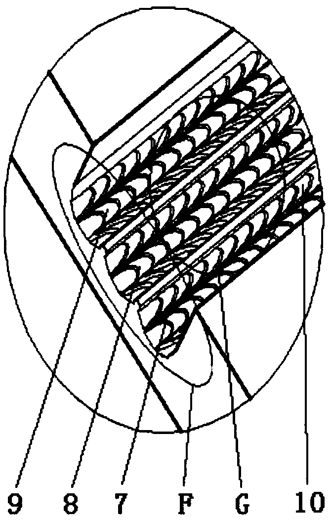 A wet clutch friction plate with bionic oil groove structure