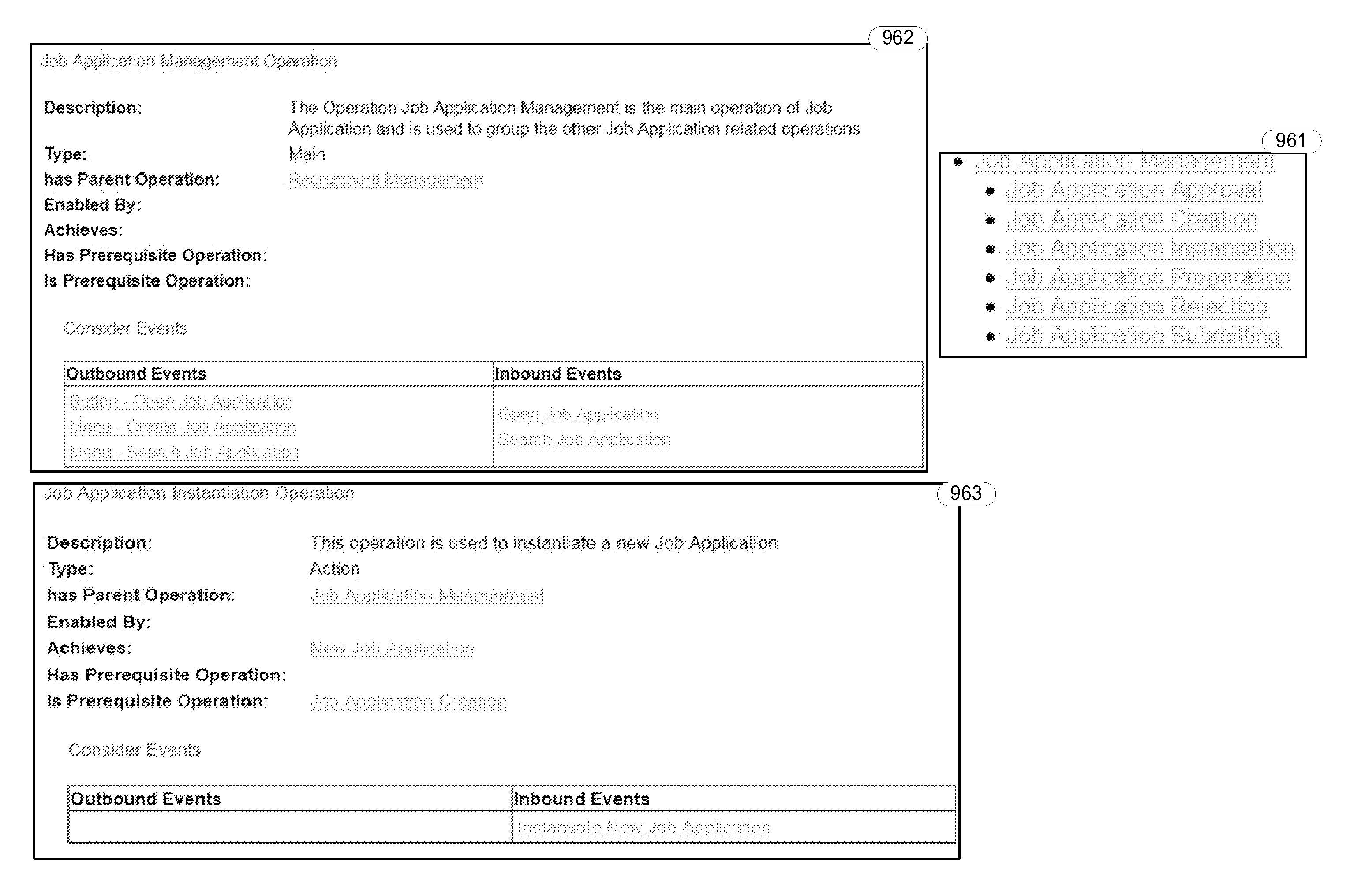 Computing device for state transitions of recursive state machines and a computer-implemented method for the definition, design and deployment of domain recursive state machines for computing devices of that type