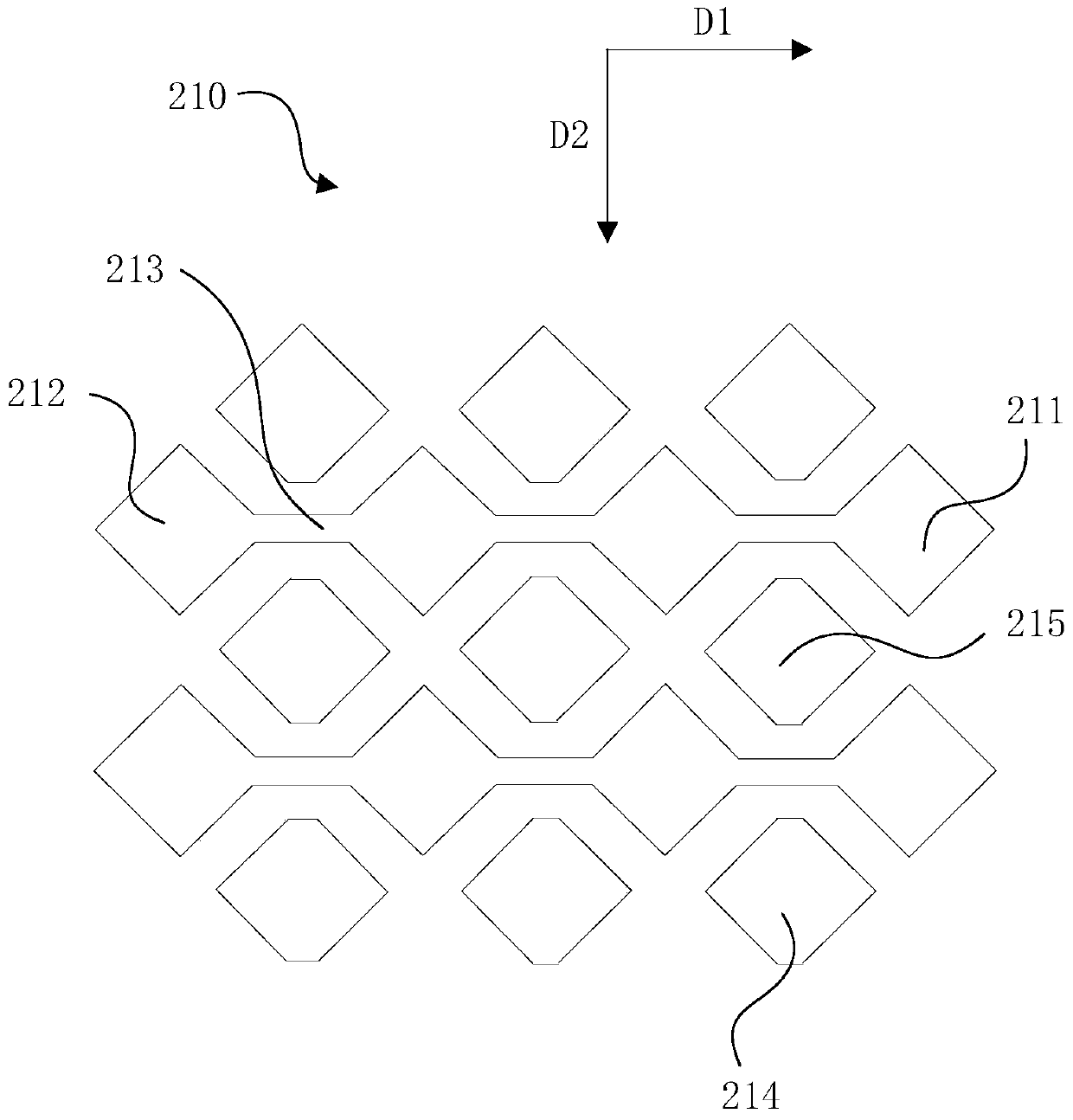 Bridge type touch electrode, manufacturing method thereof and touch screen