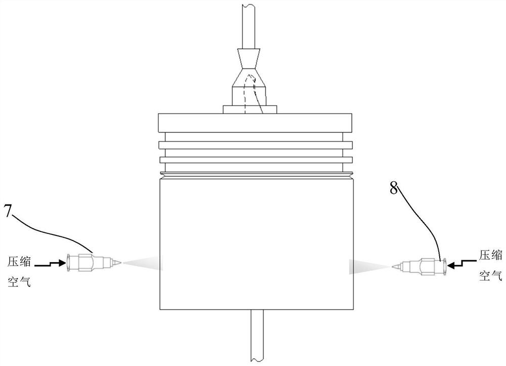 Air Quenching Method and Device Applicable to Engine Pistons