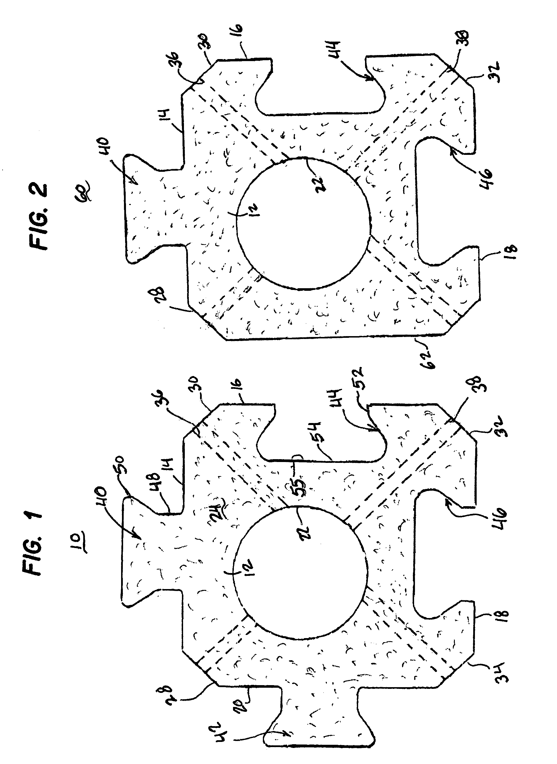 Method of forming a mat of erosion control blocks