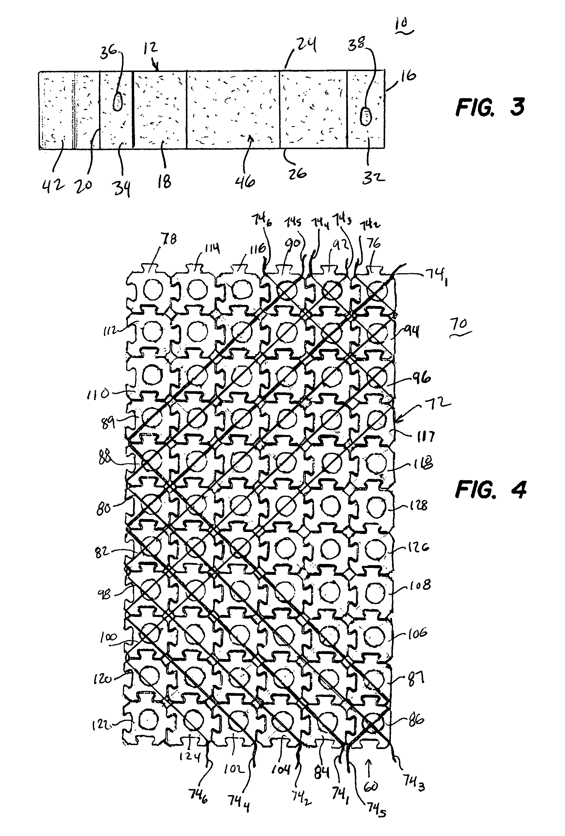Method of forming a mat of erosion control blocks
