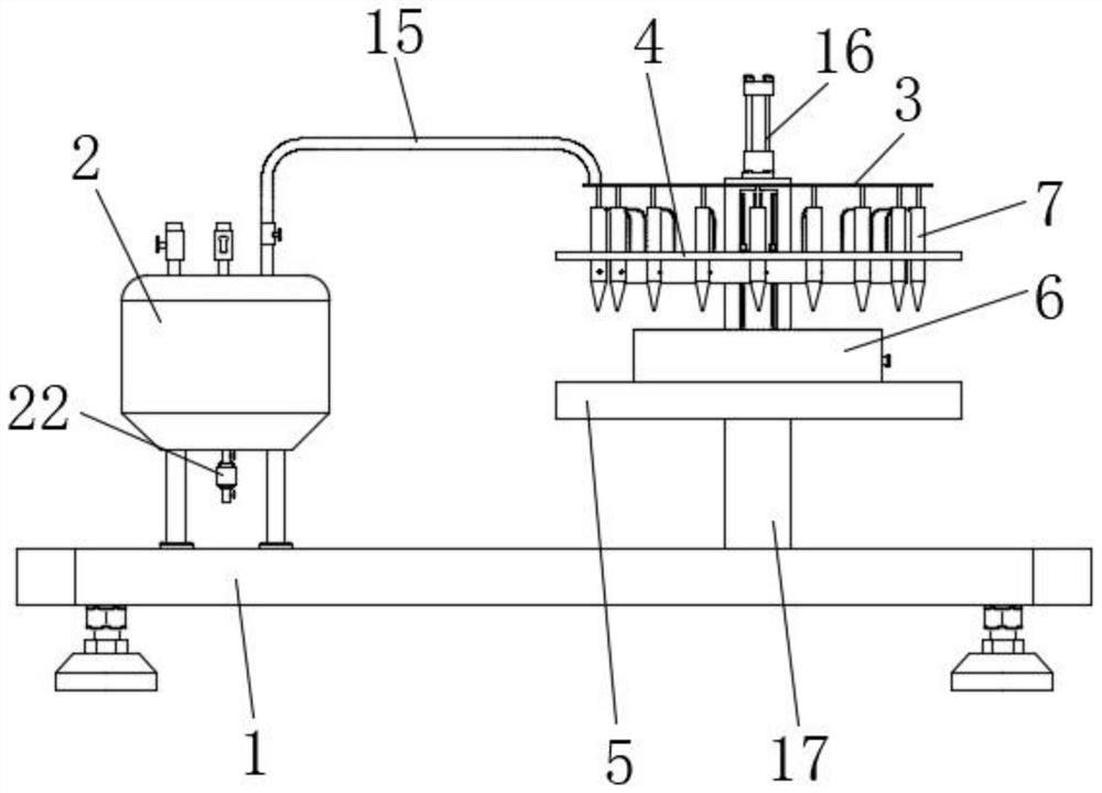 Vaccine reagent sampling and subpackaging device