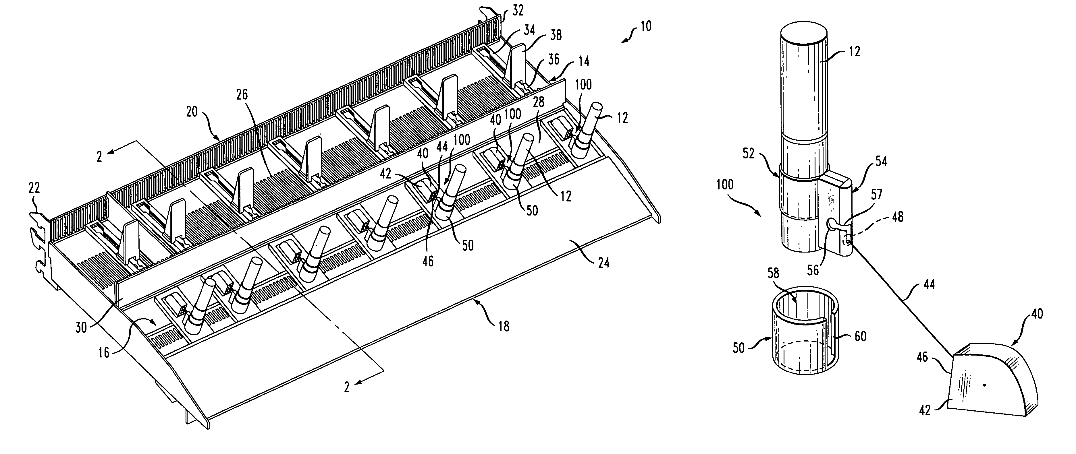Product display assembly and tester security apparatus