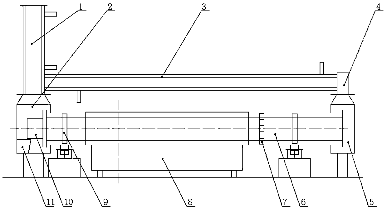 Roasting device for preparing oxidized material through one-step process and technological method