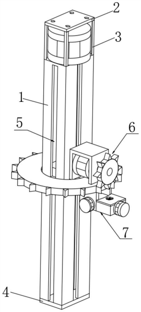 Security monitoring device convenient for adjusting monitoring range