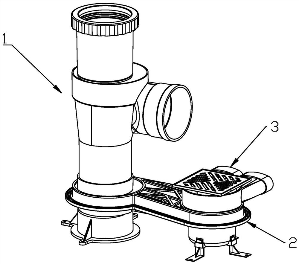 A building drainage collection system