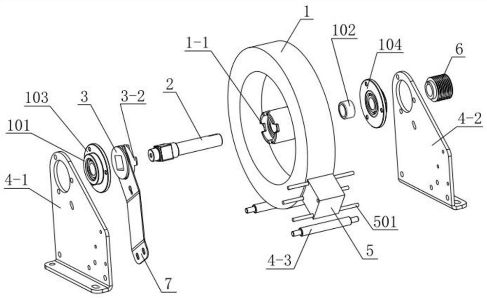 A kind of one-way two-way flywheel and its adjustment system