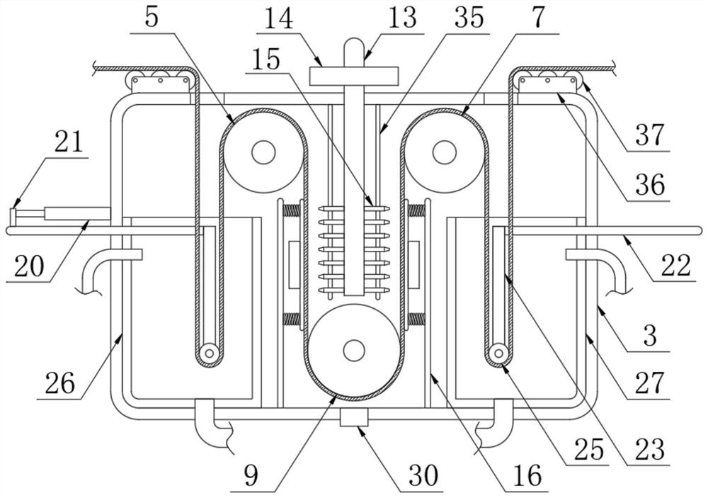 High-efficiency cleaning equipment for gauze processing