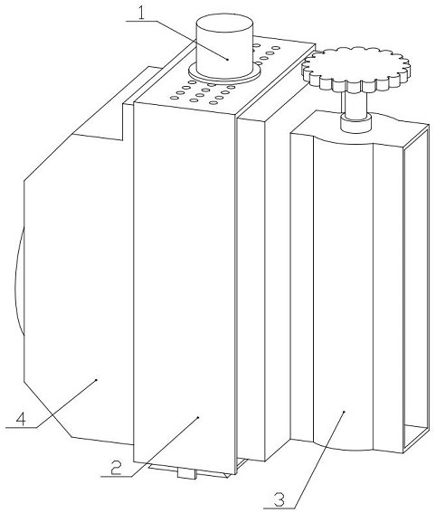 Cleaning and dust removing device for sinter plate