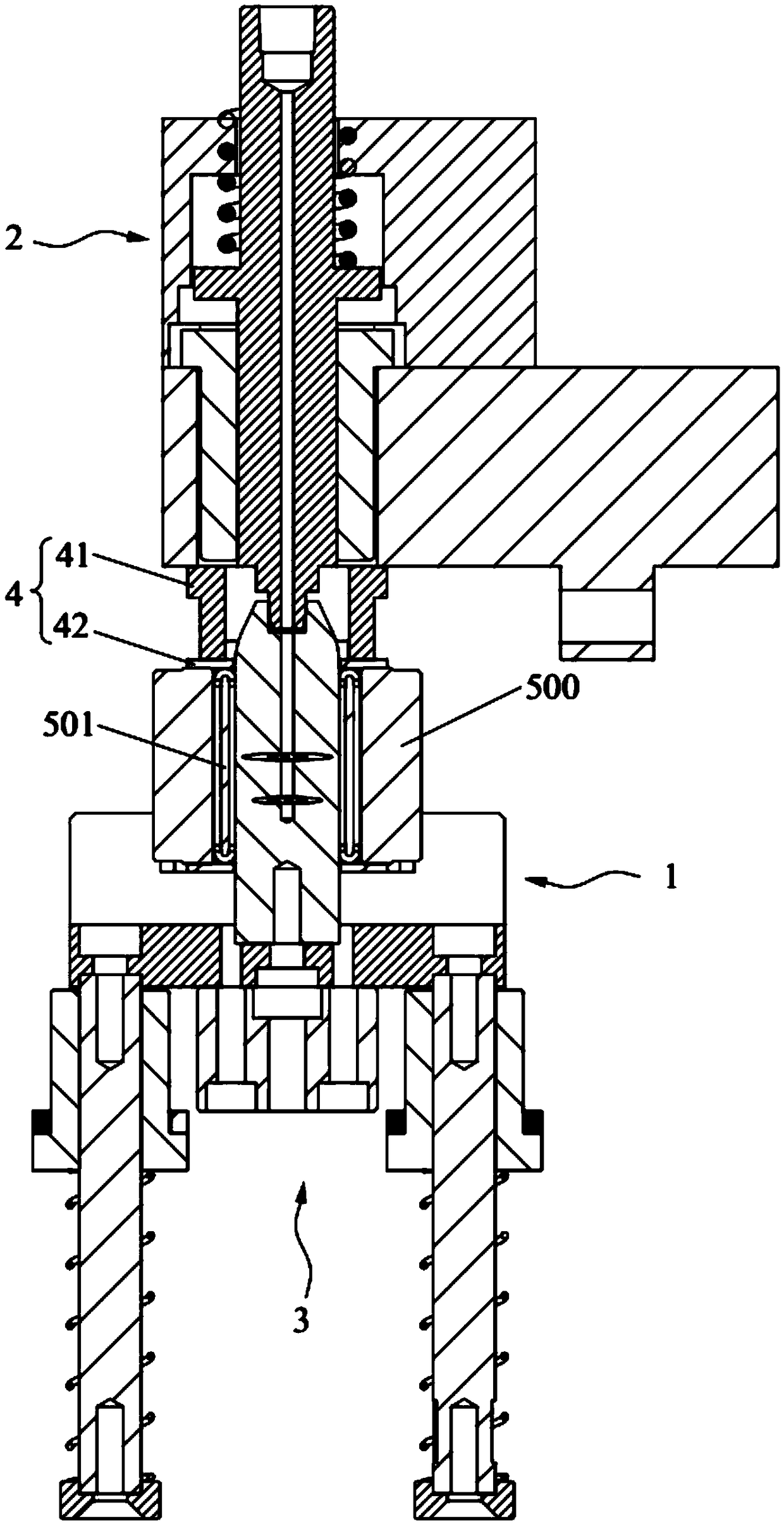 Grease injection device