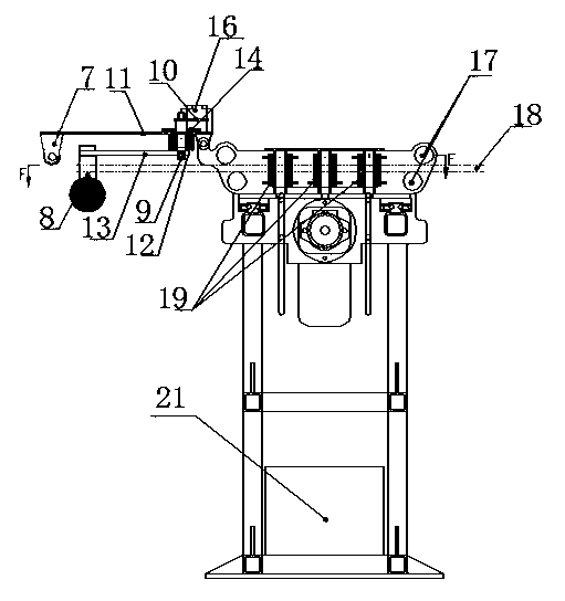 Rope guider for mining puffer