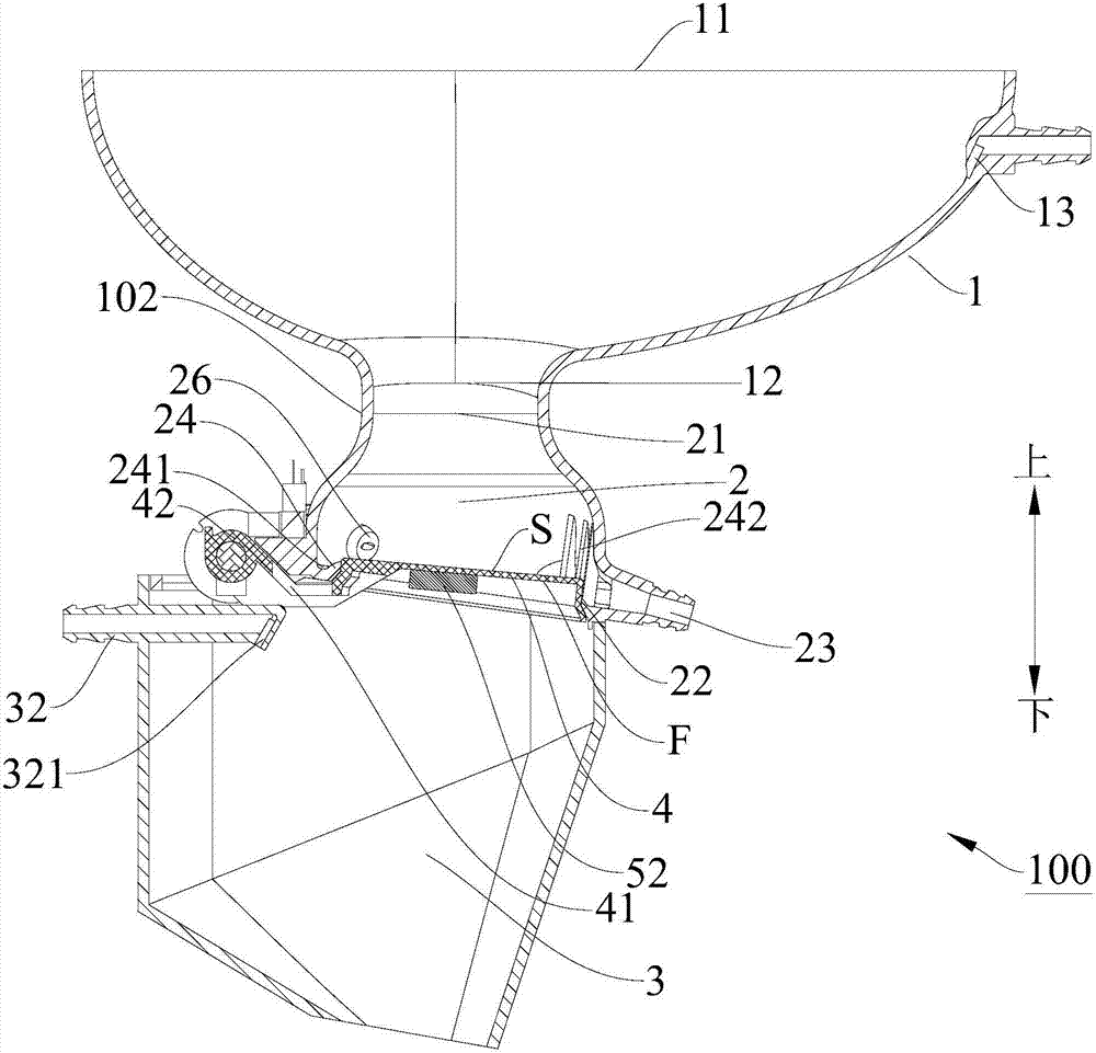 Excreta solid-liquid separation device