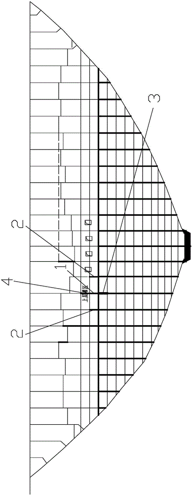 Method for preventing lower-layer irrigated area from opening during arch dam joint grouting