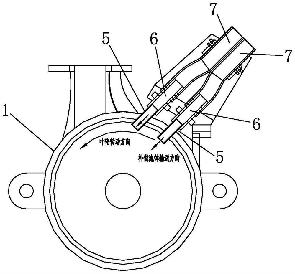 Centrifugal pump capable of actively inhibiting cavitation as well as design method and mounting method of centrifugal pump