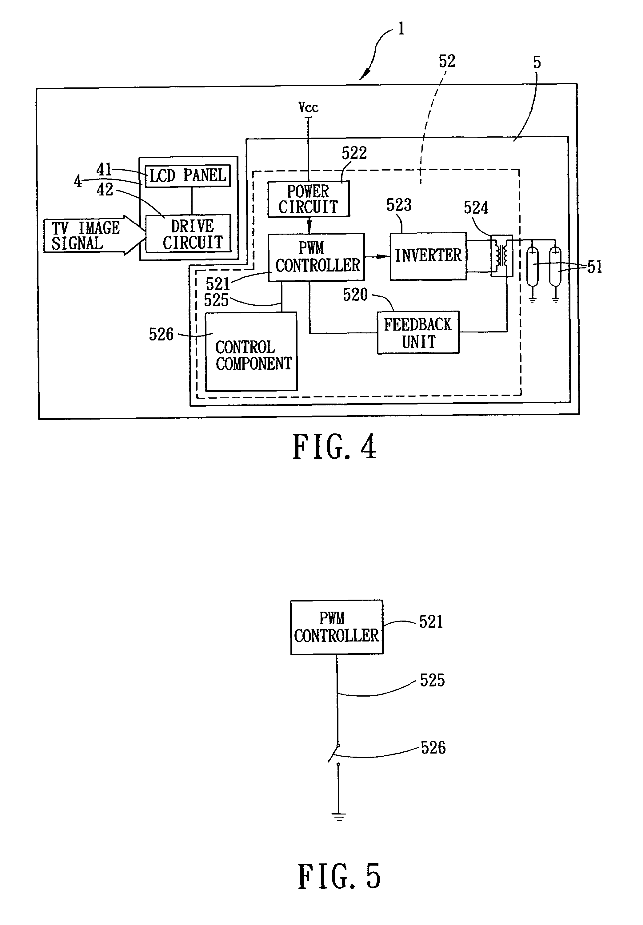 Television and back lighting source module capable of preventing harmonic interference