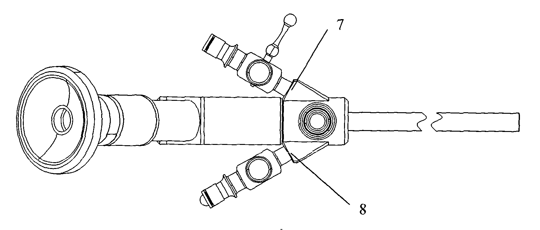 Hard ultrasonic gallbladder endoscope system