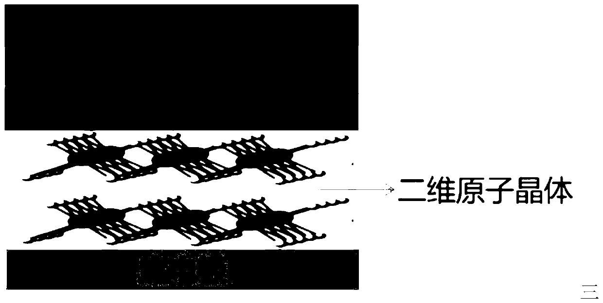 Interface type atomic memristor and preparation method thereof