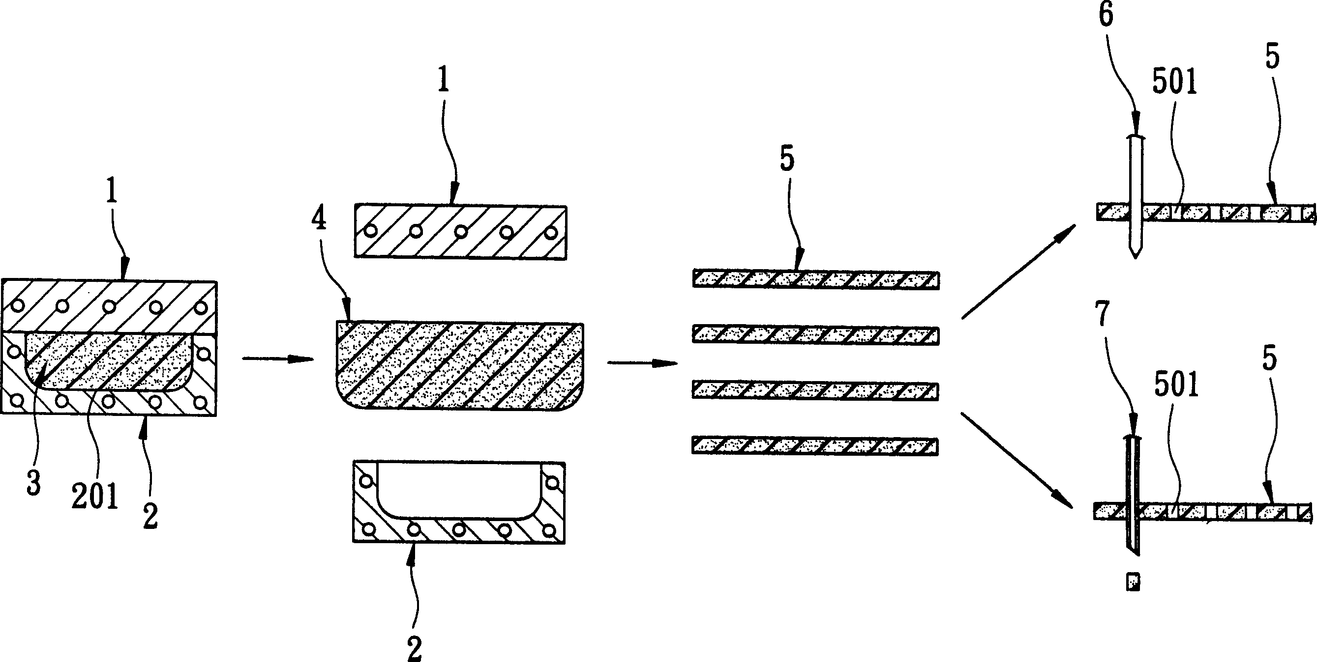 Manufacturing method of foam with air holes