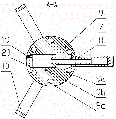 A plunger type centralizer with large variable diameter