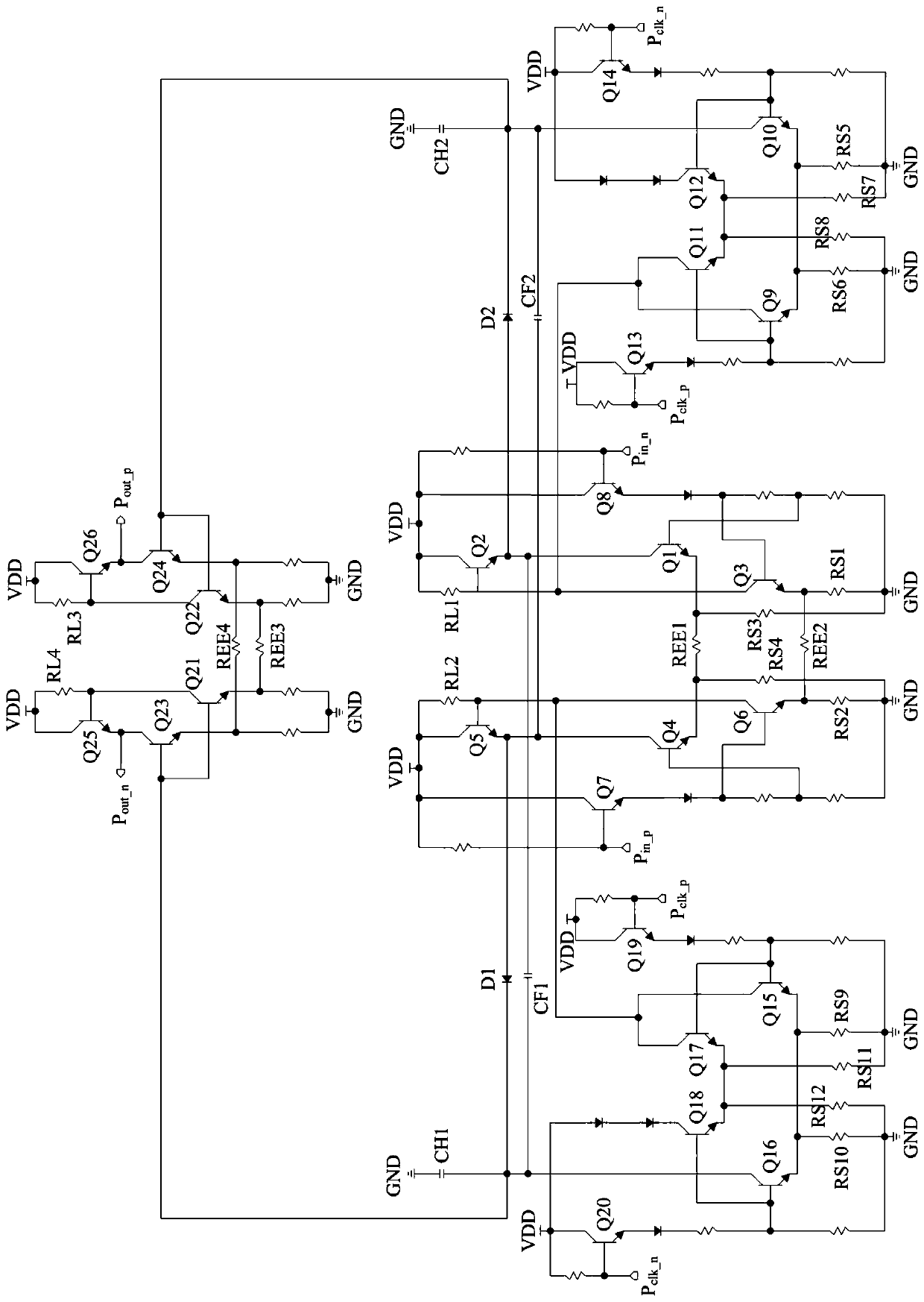 High sampling rate broadband track and hold circuit