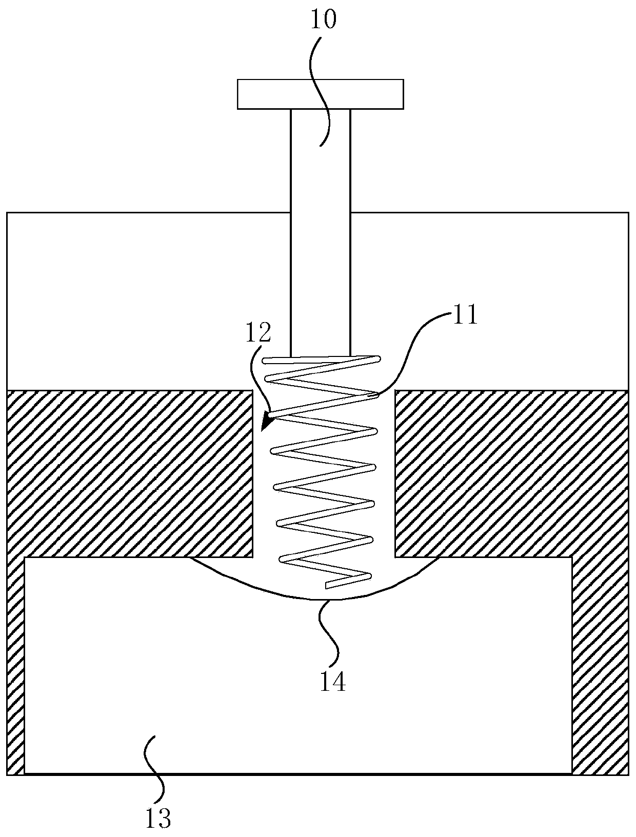 Gas inlet cleaning device and waste gas treatment device adopting same
