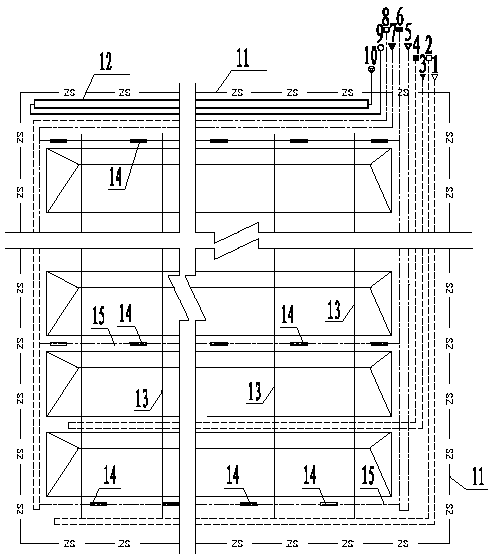 Mixed constructing method of high concrete gravity dam and high concrete gravity dam