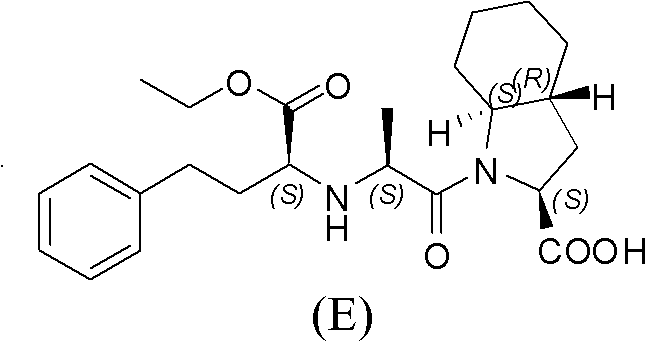 Preparation method of isomer of trandolapril intermediate